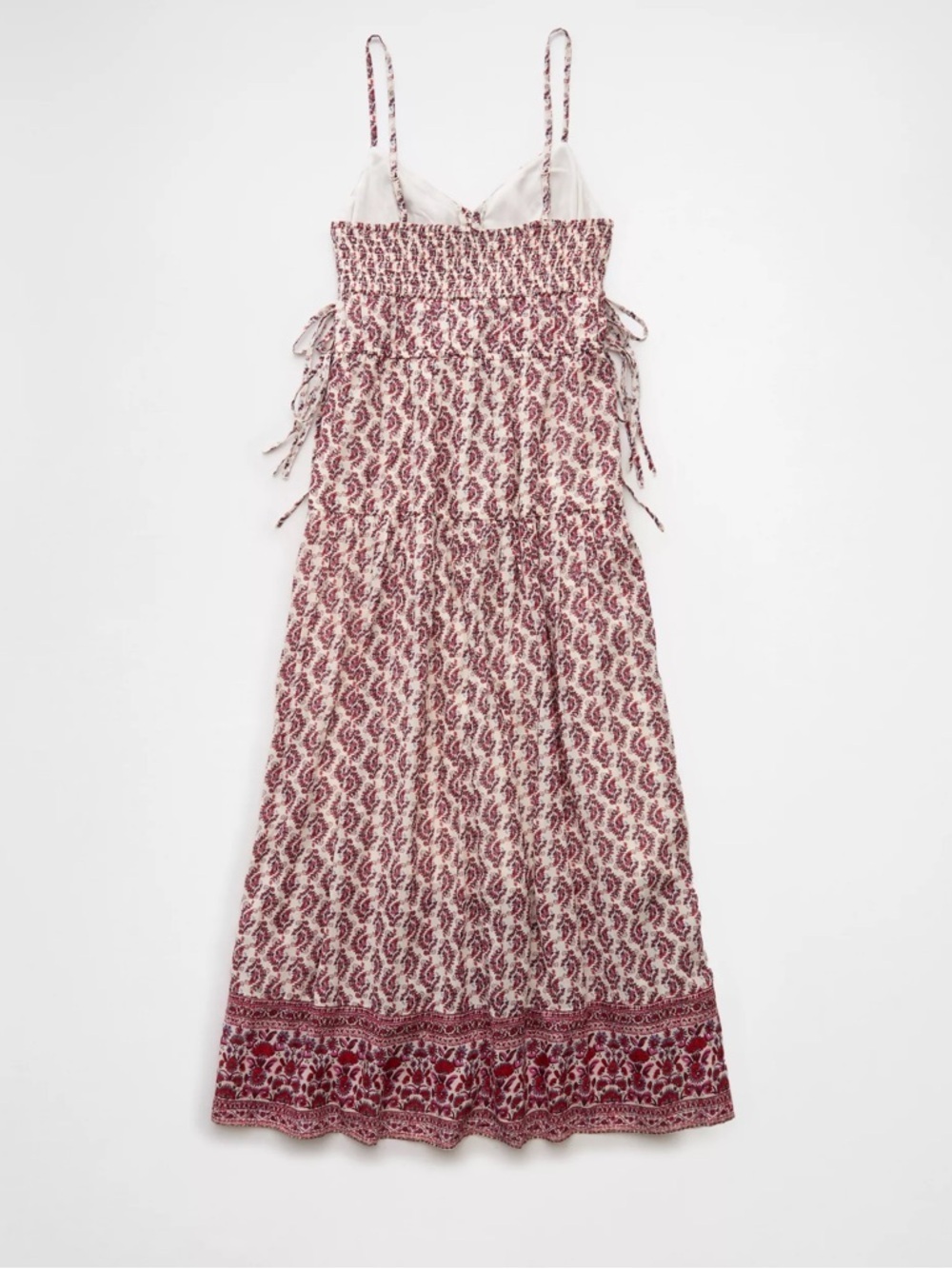 American Eagle V-Neck Side Tie Midi Floral Dress Medium - Picture 5 of 10